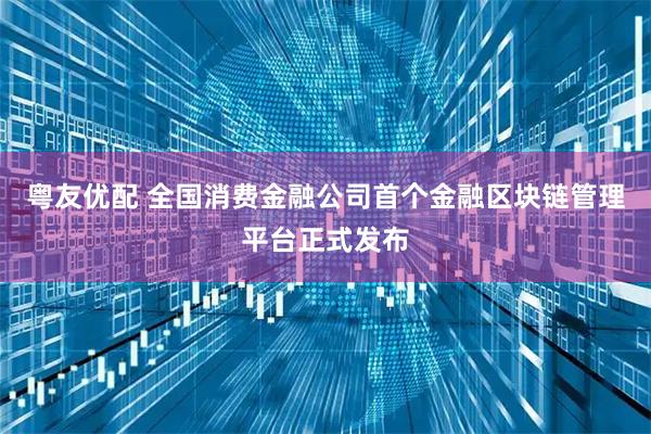 粤友优配 全国消费金融公司首个金融区块链管理平台正式发布